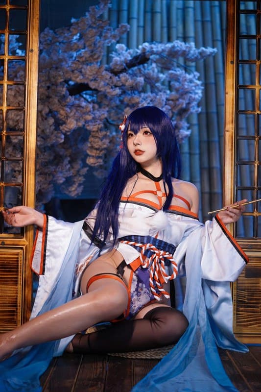 Erophone Re 真子 和服抹油 [82P]